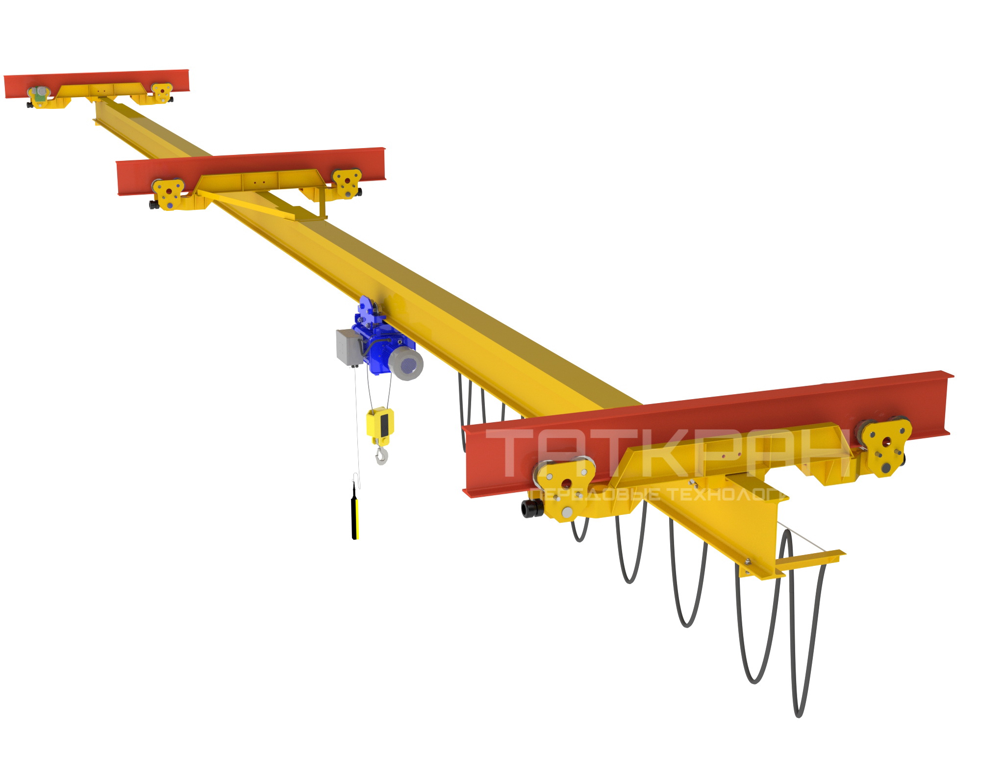 Кран подвесной двухпролетный 5т